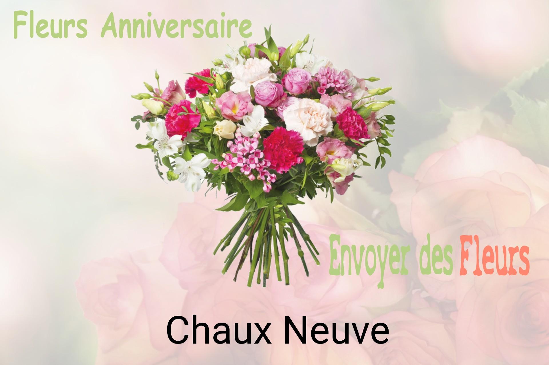 Bouquet de fleurs d’anniversaire livré à Chaux-Neuve