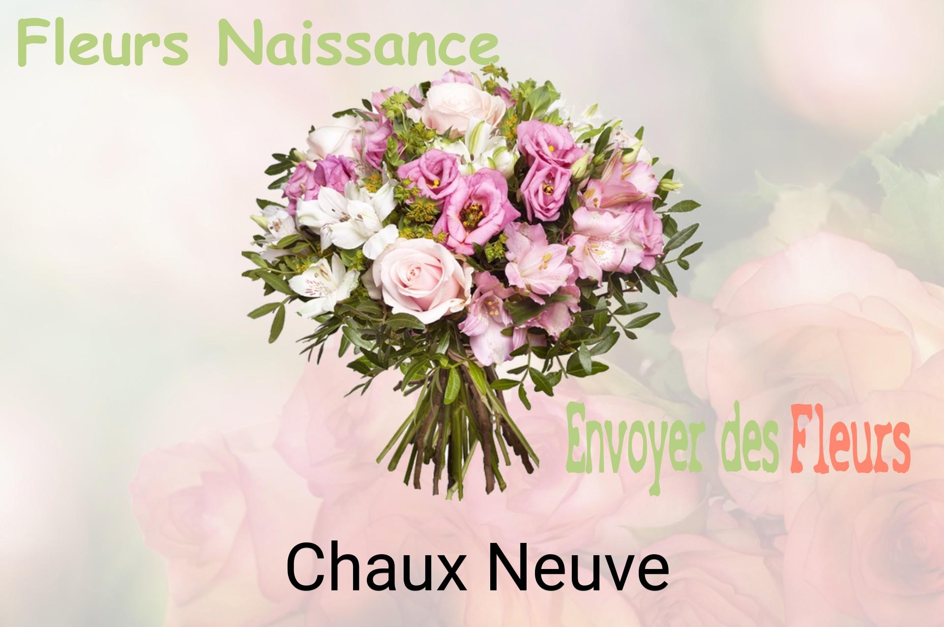 Bouquet de fleurs de naissance livré à Chaux-Neuve