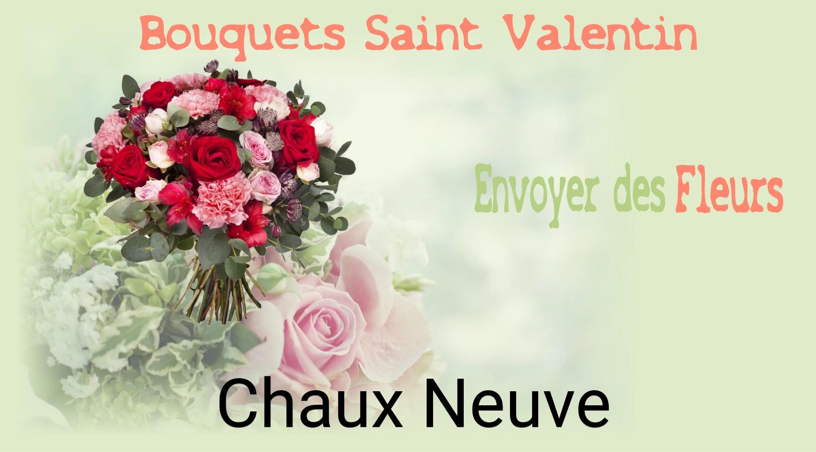 Roses de Saint-Valentin livrées à Chaux-Neuve